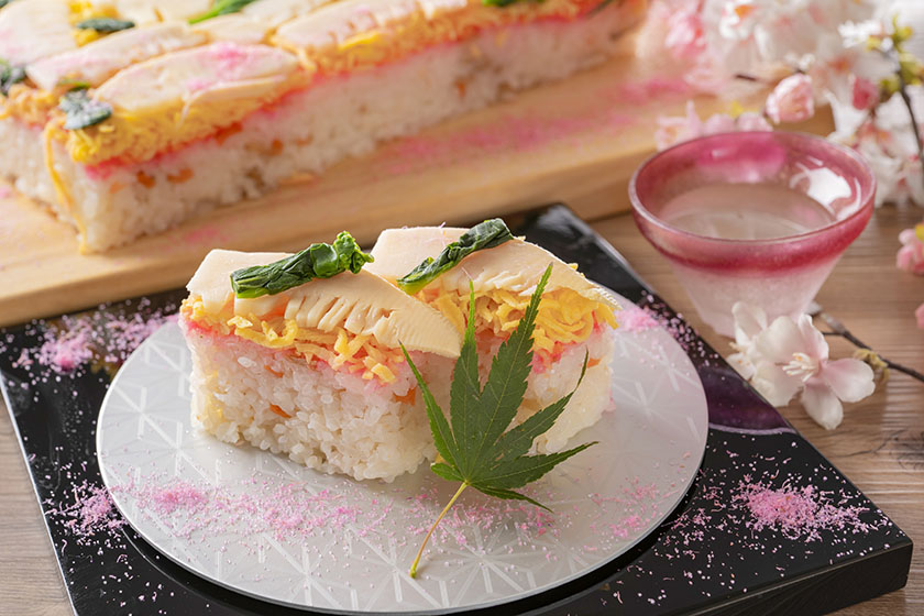 【郷土料理】春のはこ寿司